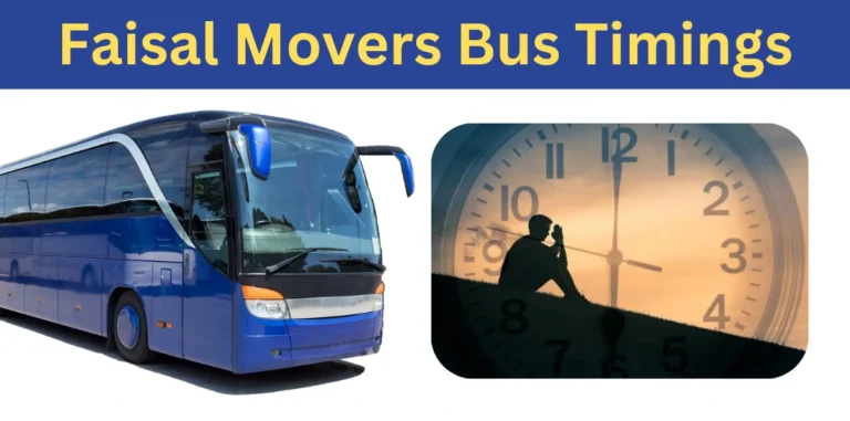 Faisal movers bus timings