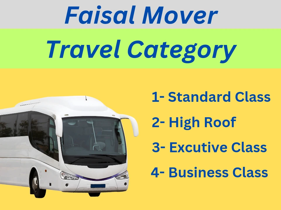 faisal movers ticket price list